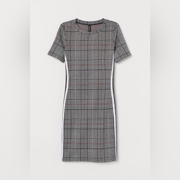 H&M Plaid Dress with Stripes - Picture 2 of 4